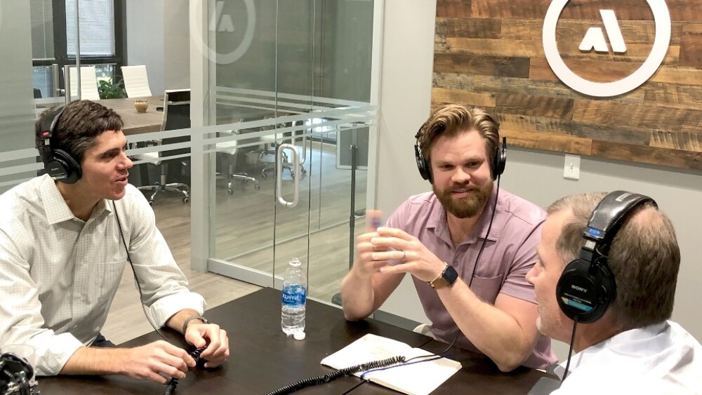 An image of Drs. Drew Brannon, Cory Shaffer, and Milt Lowder from AMPLOS.