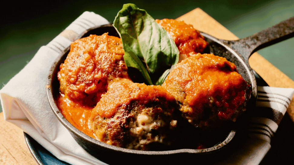 A GIF showing dishes from the Napa Bistro & Wine Bar menu.