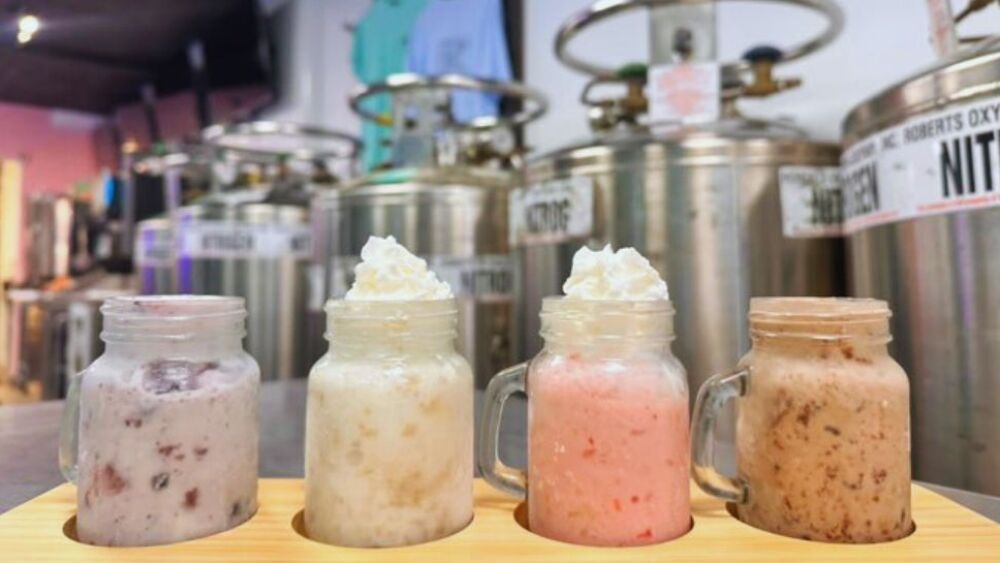WStoday: Chill Nitro Creamery ice cream flights