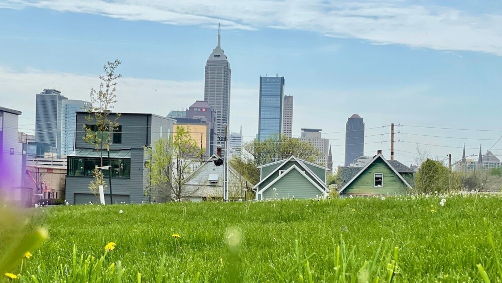 Highland Park view of the skyline