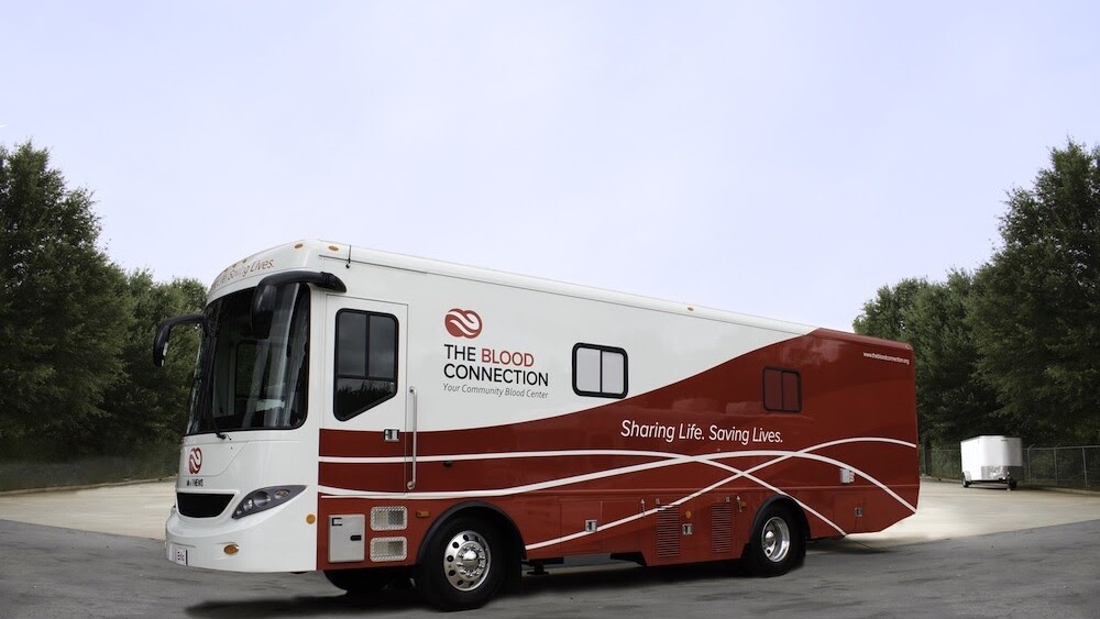 The Blood Connection mobile drive vehicle