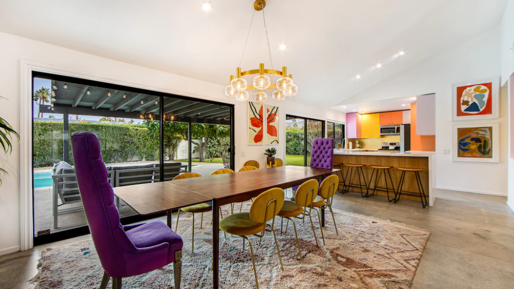 Interior of a home in Palm Springs, CA