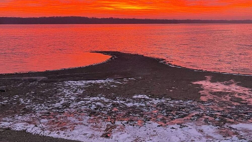Winter alum creek