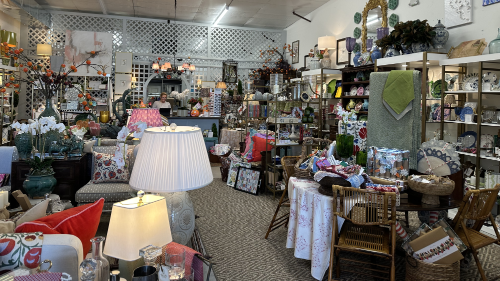 A wide angle view of a home good store Syers Browning