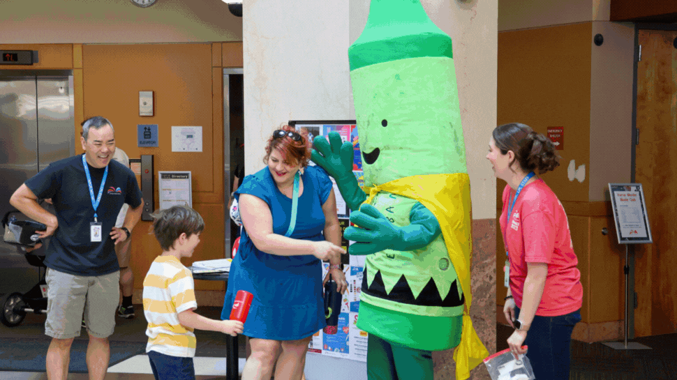 a gif featuring images of summer fun at Lexington Public Library