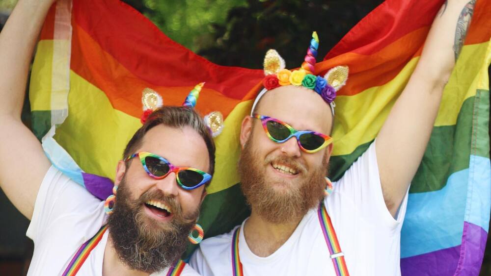 The Gay Beards celebrate Pride in Portland.