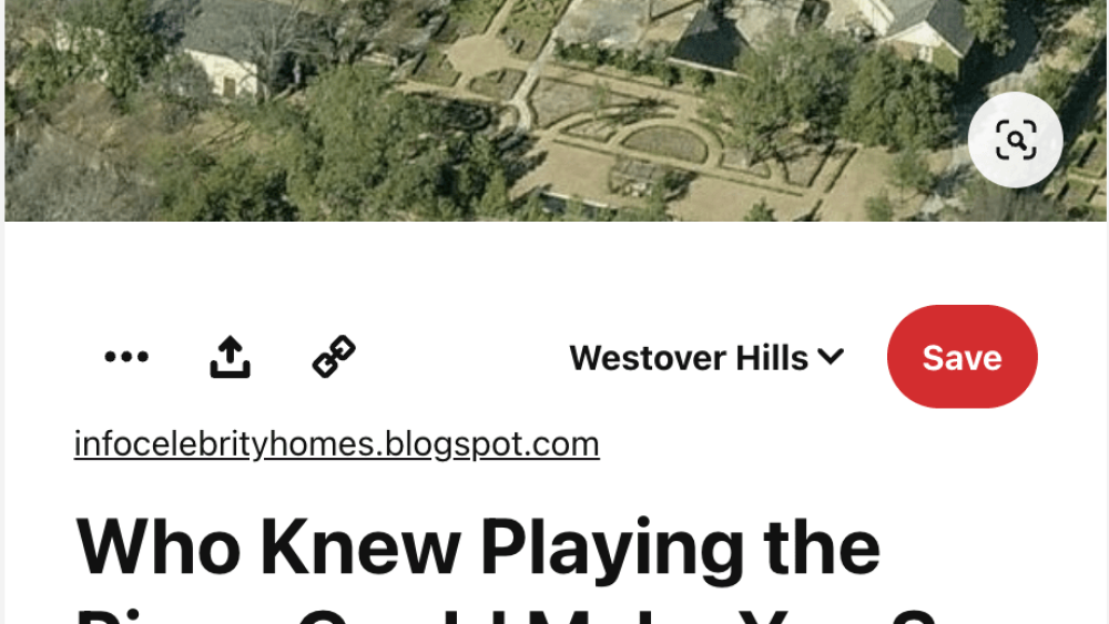 Screenshot of Pinterest pin of house.