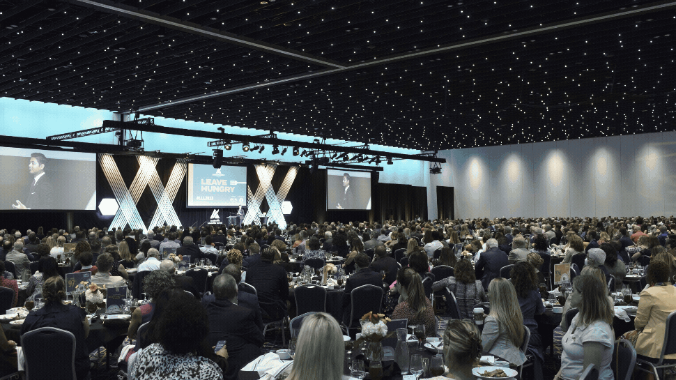 a gif featuring images from the 2023 Leadership Louisville Luncheon
