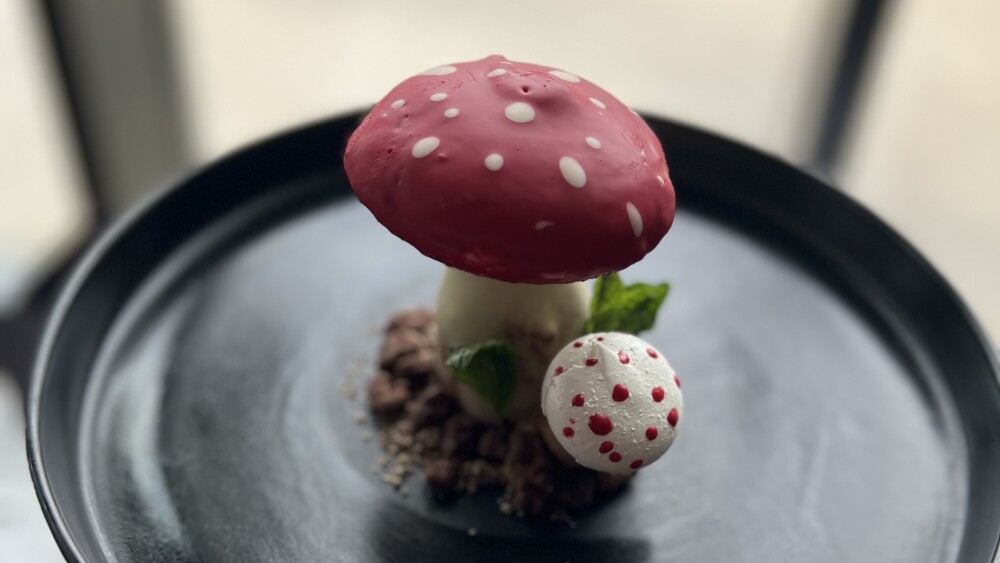 Mushroom pastry by Youssef Boudarine