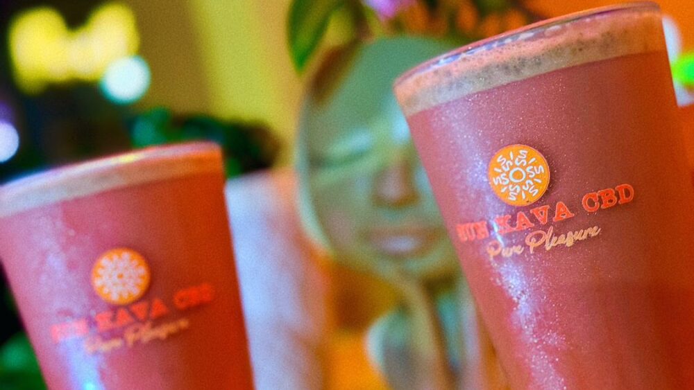 Pictures of drinks that match different colors of the rainbow, including red, orange, yellow, green, blue, indigo, and violet.