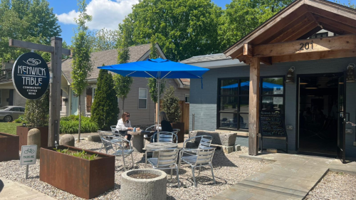 The outside of coffee shop Kenwick Table.