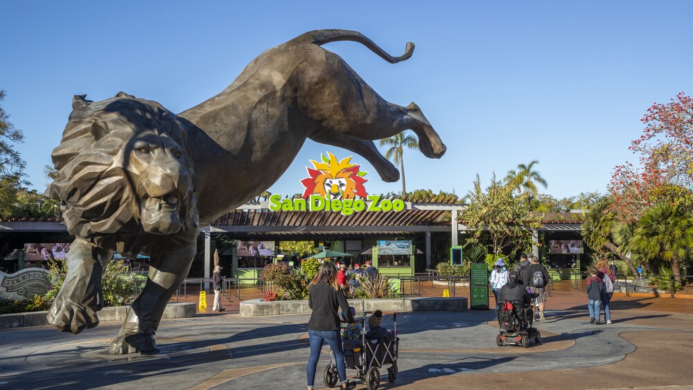 SD San Diego Zoo entrance