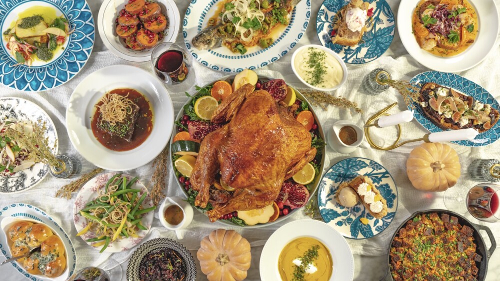 Thanksgiving dinner at Herb & Sea in Encinitas