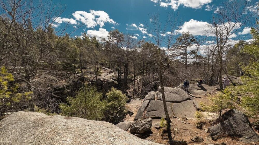 View from Purgatory Chasm hiking trail
