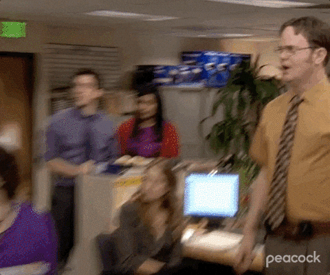 A gif from The Office