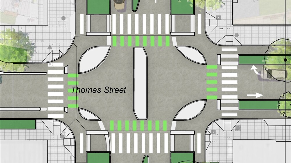 Seattle begins construction on its first protected intersection - SEAtoday