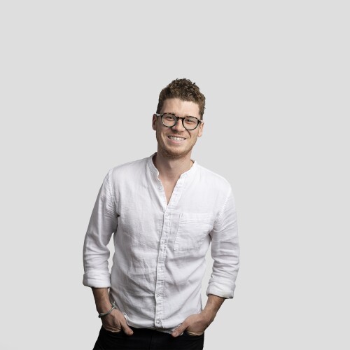 Aaron Mikel in a white shirt