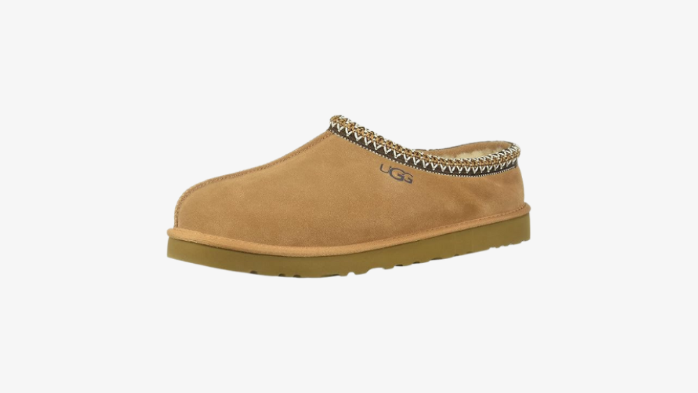 An Ugg Tasman slipper.