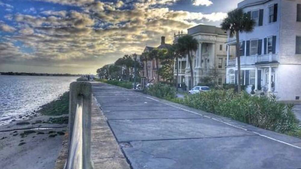 Sidewalk at Charleston Battery