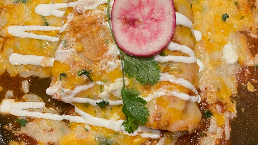 Enchiladas from Tac/Quila in Palm Springs, CA