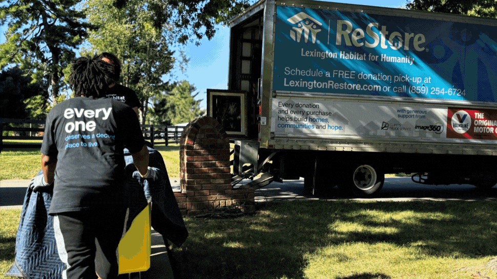 Lexington Habitat for Humanity ReStore pickup