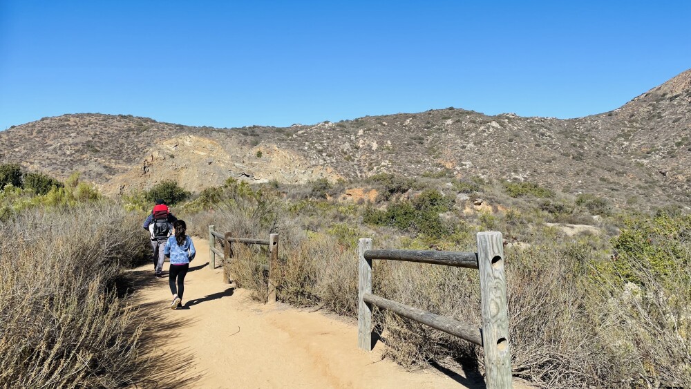 Hiking at Mission Trails in San Diego