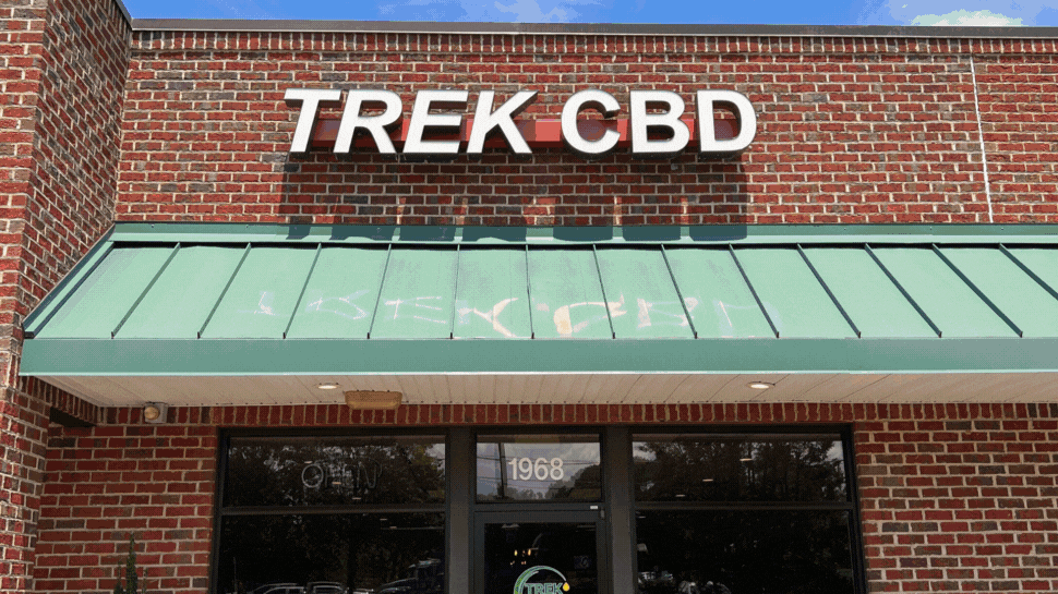 The Trek CBD facade.