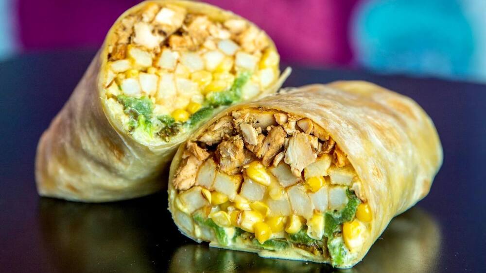 Lucha Libre's Poblano Cali Burrito
