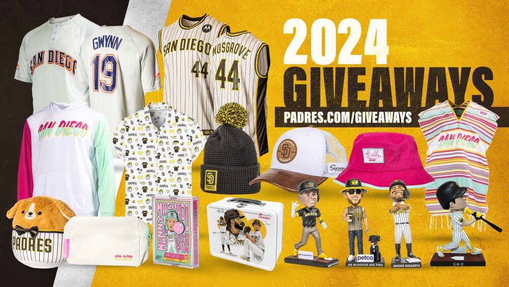 Freebies For Friars Fans San Diego Padres Unveil 2024 Season Giveaways freebies-for-friars-fans-san-diego-padres-unveil-2024-season-giveaways