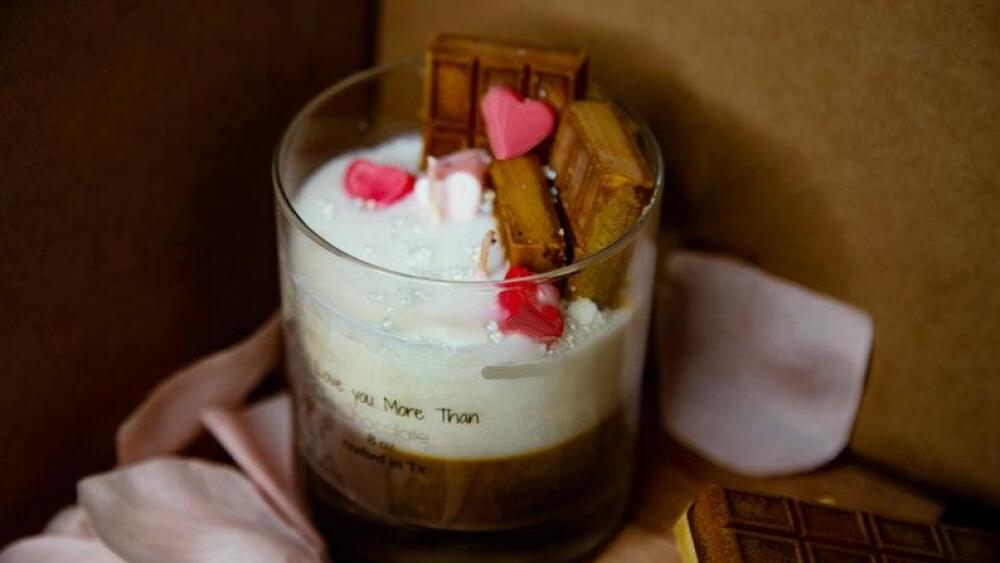Chocolate-inspired candles