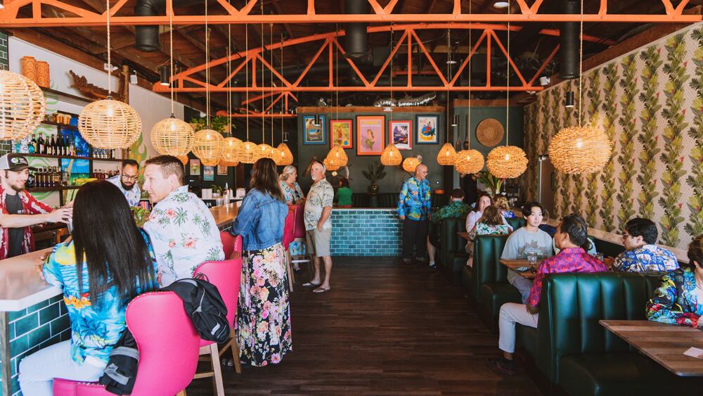 The bar at Lime in the Coconut in Chula Vista