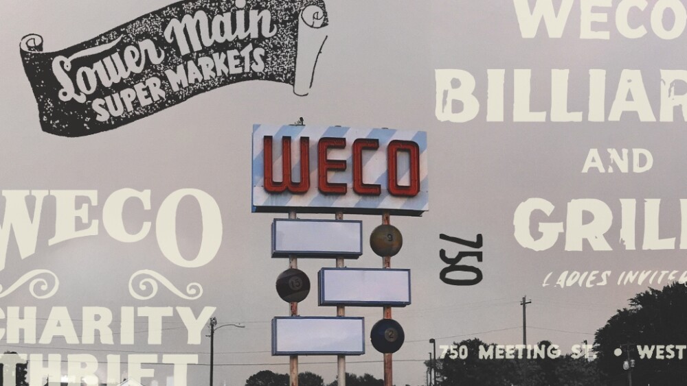 WECO SIGN HOMAGE