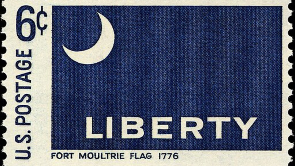 GVLtoday Moultrie Flag stamp