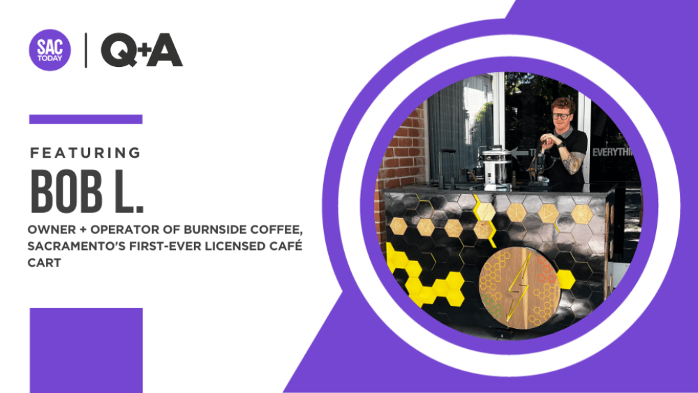 A graphic that reads "Q+A: Introducing Bob L."