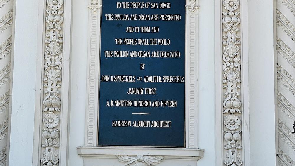 Spreckels Organ Pavilion 2022