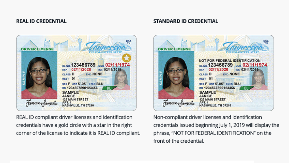 Everything you need to know about Tennessee’s Real IDs - NOOGAtoday