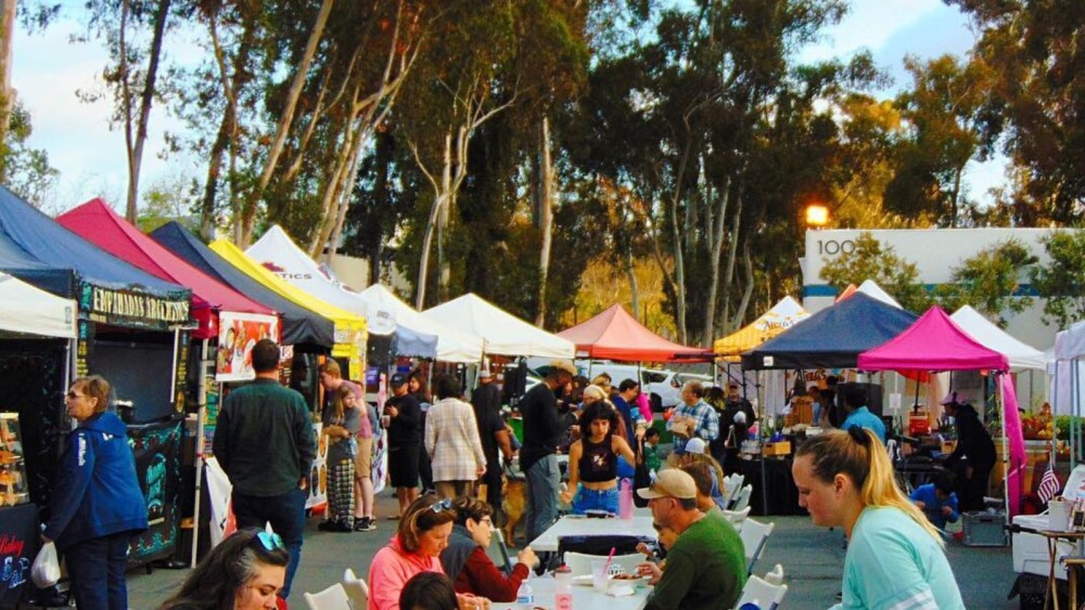 Hot food vendors at the Scripps Ranch Farmers Market