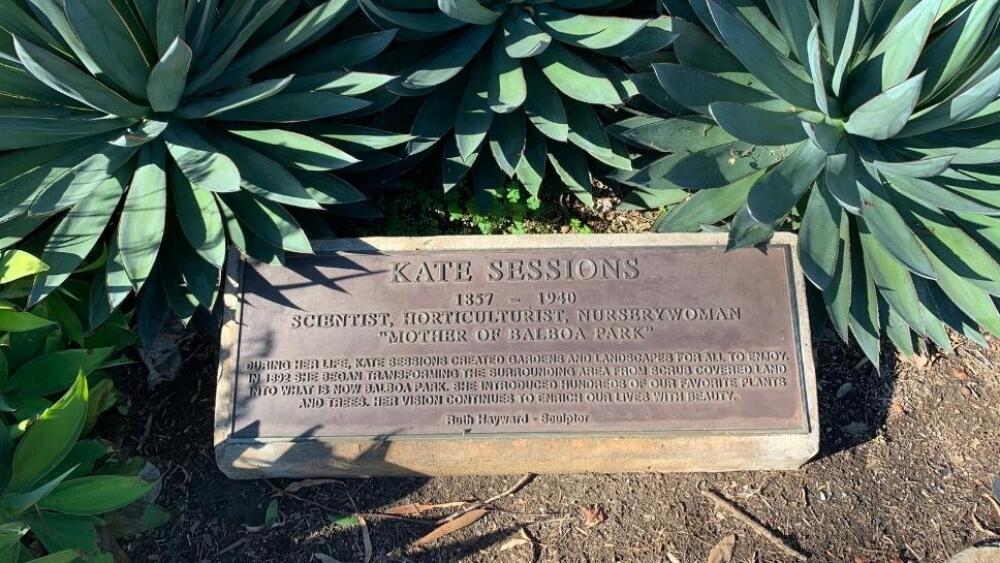Kate Sessions Plaque