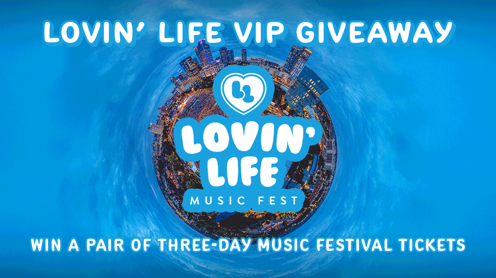 People at a music festival in colorful outfits