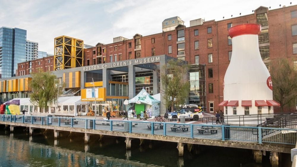 Exterior shot of Boston Children's Museum