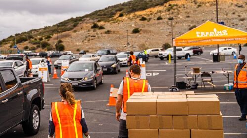 Feeding San Diego volunteers