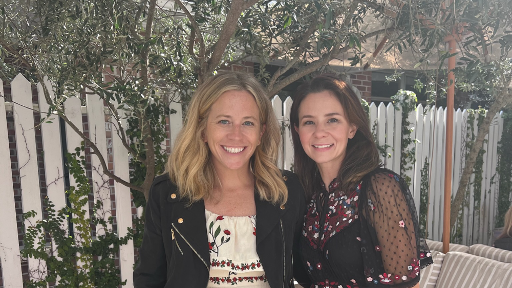 This photo shows Anne + Caroline local Charleston-based Mahjong Instructors.