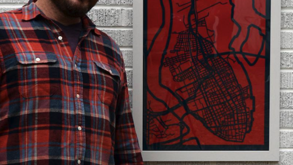 Sean, artist at Paper & Path | Photo by Paper & Path