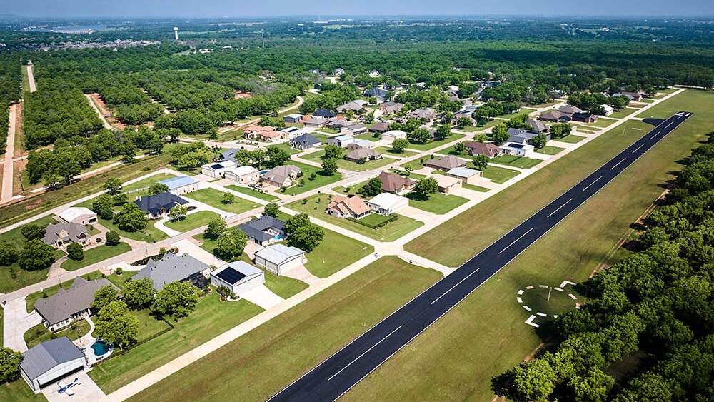 Take to the skies Granbury's Pecan Plantation offers flyin living
