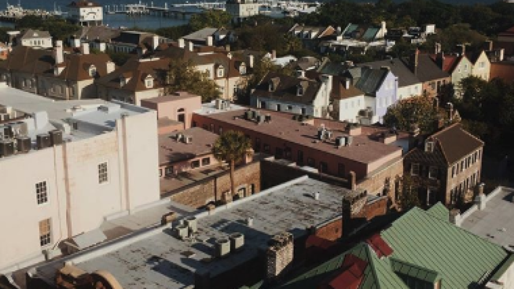 view from atop the peoples building