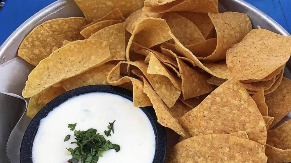 Chips and queso from Publico